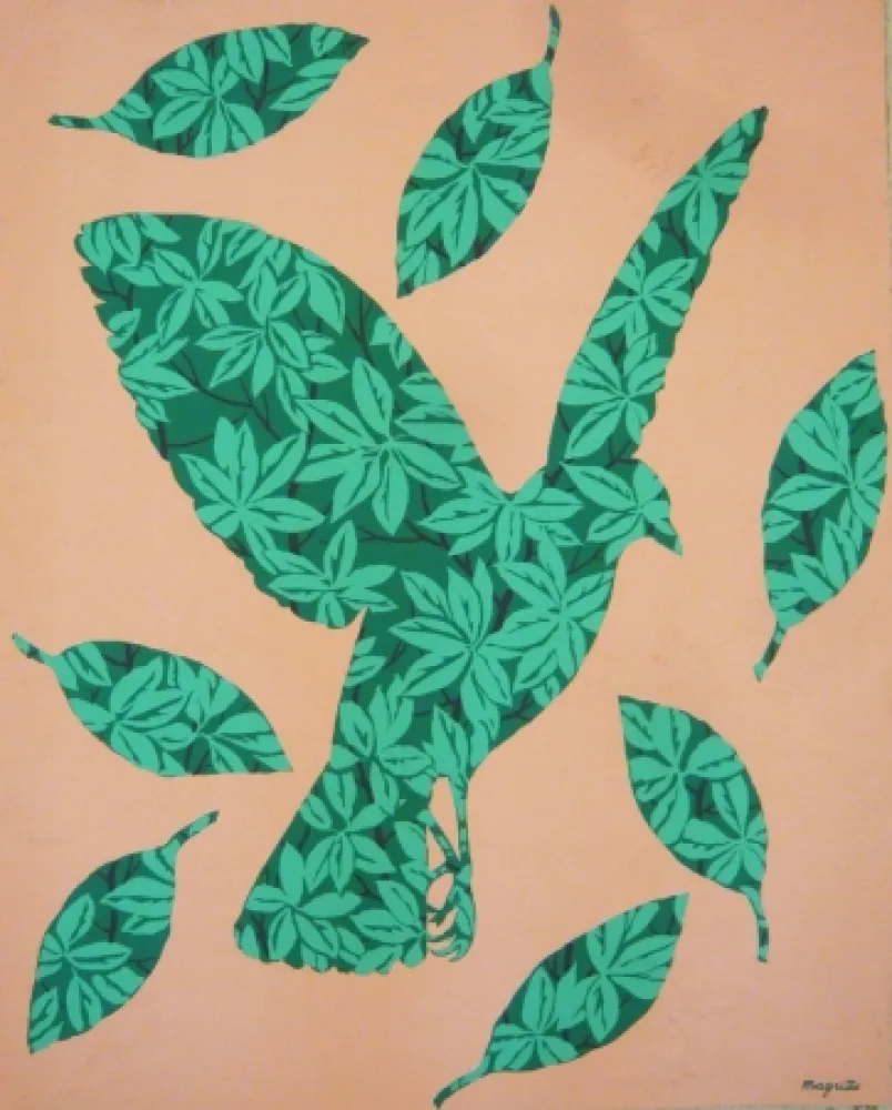 Serigrafia Magritte - Sans titre