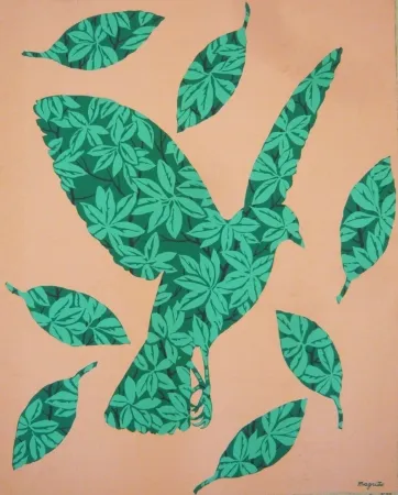 Serigrafia Magritte - Sans titre