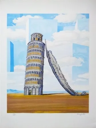 Litografia Magritte - Souvenir de voyage (Memory of a journey)