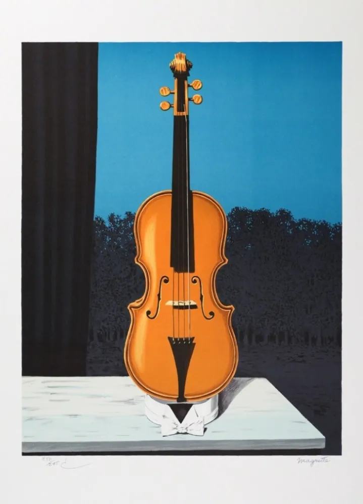 Litografia Magritte - Un peu de l'âme des bandits