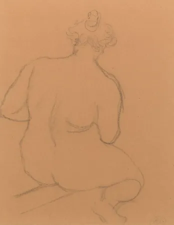 Non Tecnico Maillol - Femme nue de dos, accroupie
