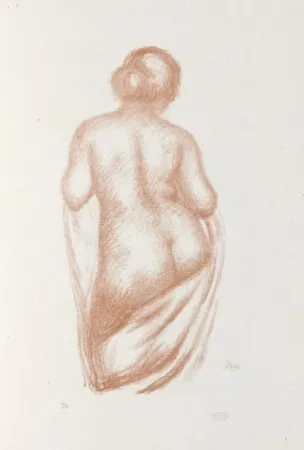 Litografia Maillol - Maîtres et petits maîtres d'aujourd'hui.  Aristide Maillol, Sculpteur et Lithographe. 