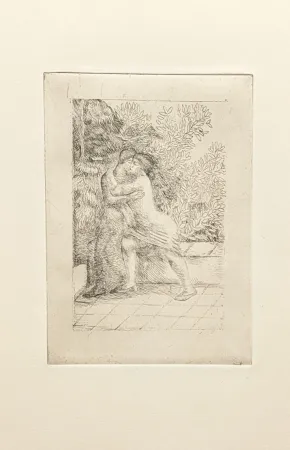 Incisione Maillol - Untitled, from Livret de Folastries