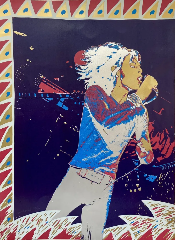 Serigrafia Malaval - The Rolling Stones, 1974.