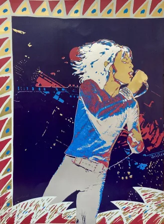 Serigrafia Malaval - The Rolling Stones, 1974.