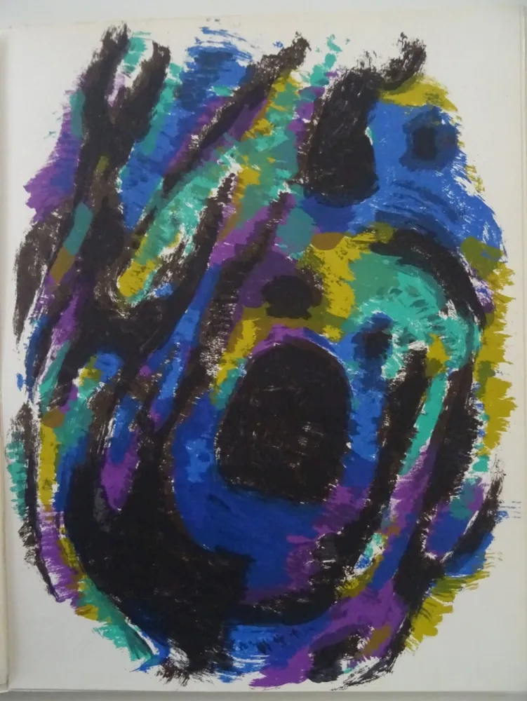 Litografia Manessier - Composition