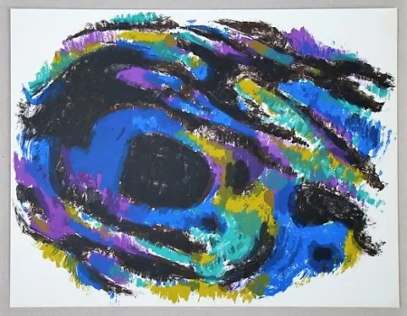 Litografia Manessier - Composition 1960