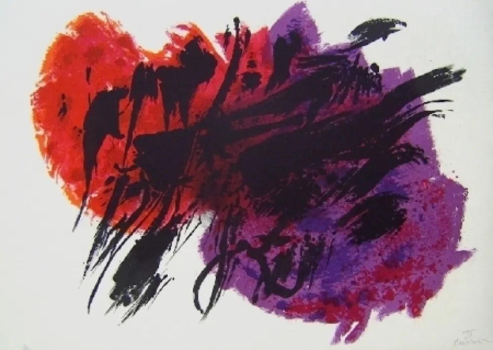 Litografia Manessier - Composition IV