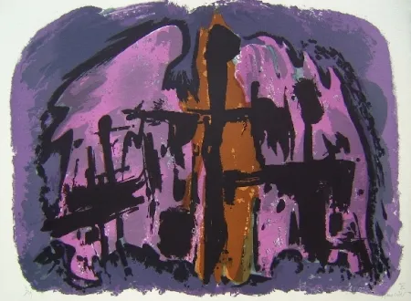 Litografia Manessier - Composition XI