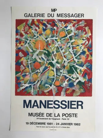 Manifesti Manessier - Galerie du Messager / Musée de la Poste