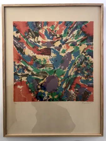 Litografia Manessier - Joie champêtre