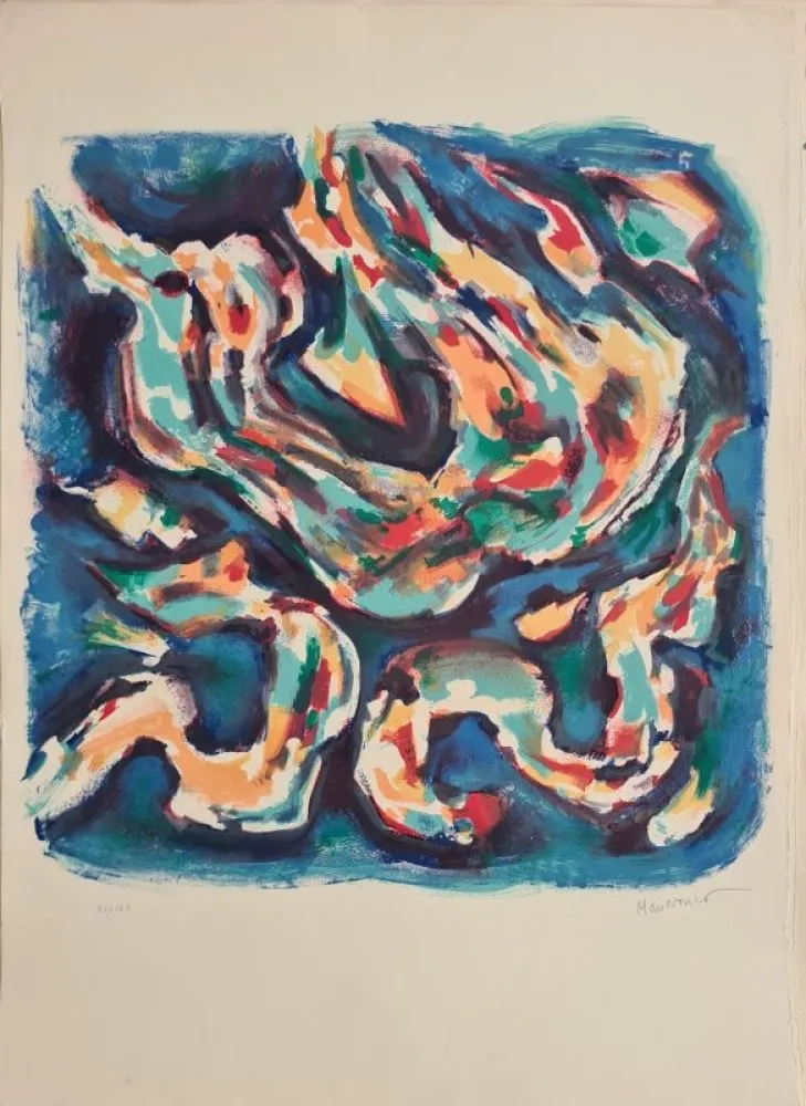 Litografia Manessier - Laudes 