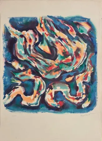 Litografia Manessier - Laudes 