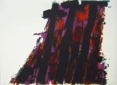 Litografia Manessier - Le crucifiement suite de paques