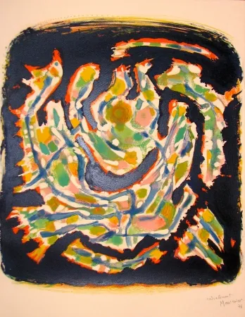 Litografia Manessier - Untitled