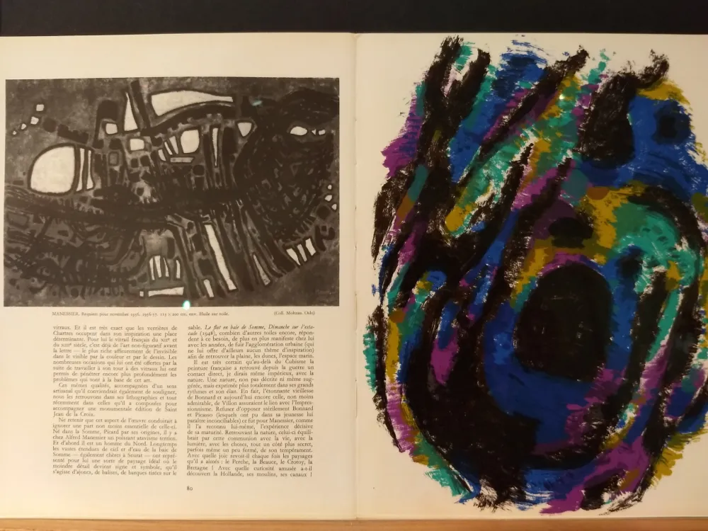 Libro Illustrato Manessier - Xxe No 15