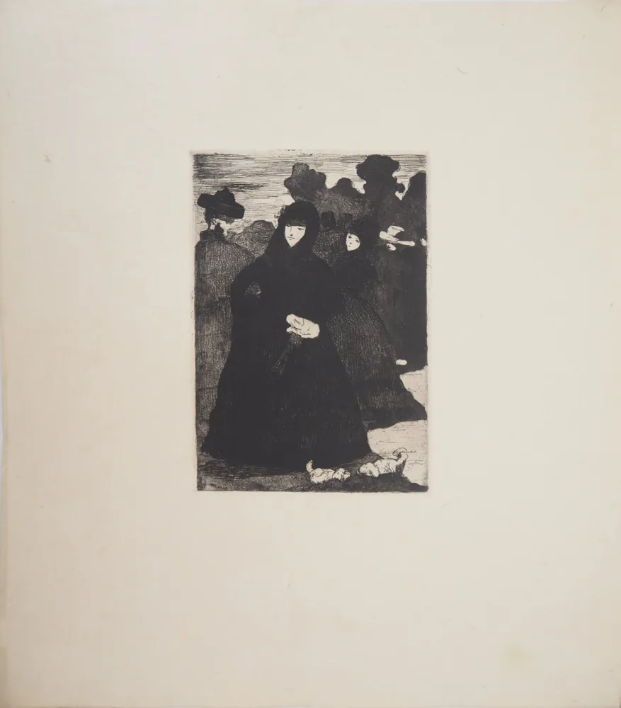 Incisione Manet - Au Prado