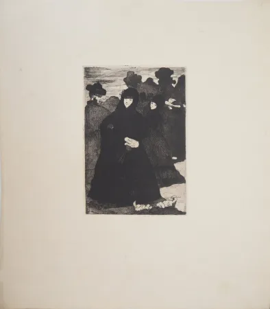 Incisione Manet - Au Prado