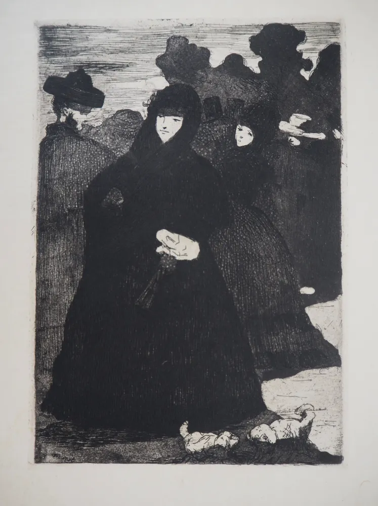 Incisione Manet - Au Prado