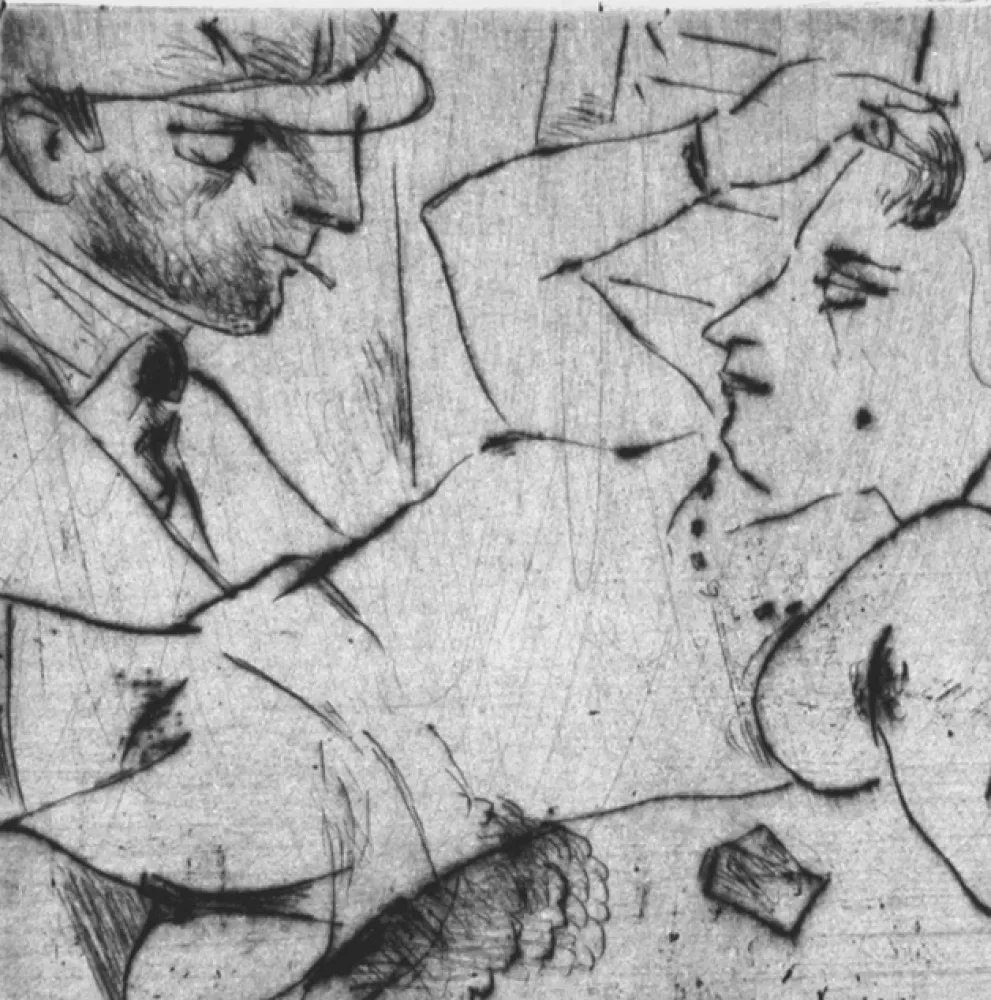 Punta Secca Manfredi - Autoritratto con modella