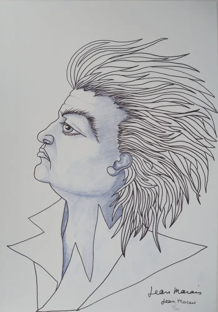 Litografia Marais  - Autoportrait 