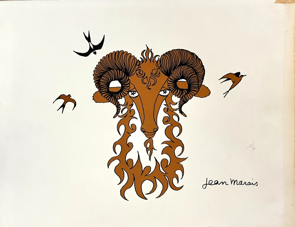 Litografia Marais  - Bélier, Astrologie et zodiaque