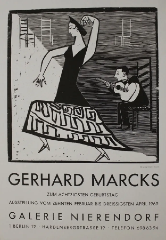 Incisione Su Legno Marcks - La farucca