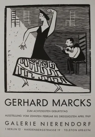 Incisione Su Legno Marcks - La farucca