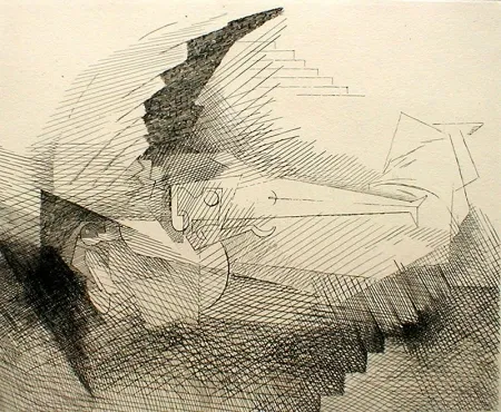 Acquaforte Marcoussis - Celle que J'amais seul m'aime encore