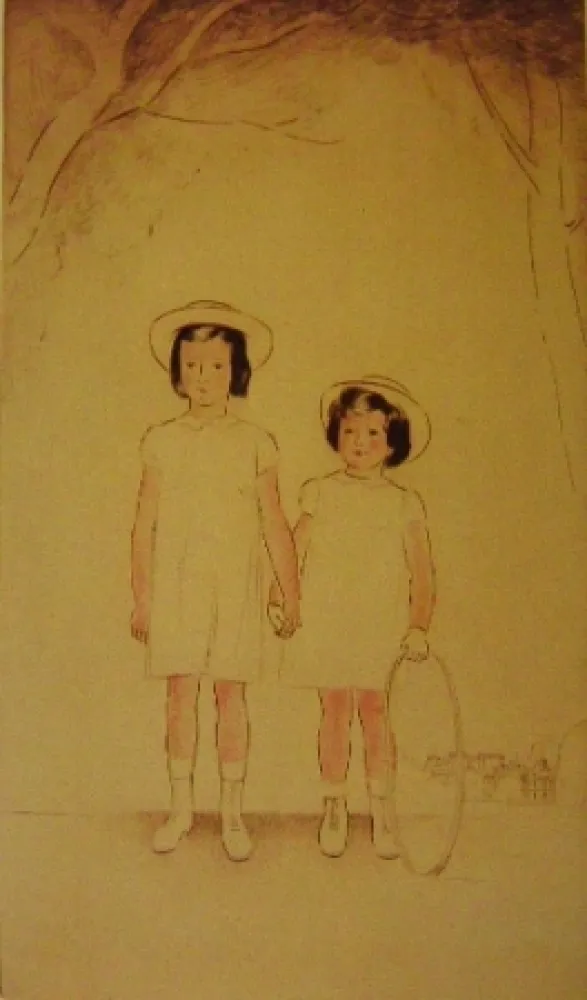 Incisione Marcoussis - Enfants Muhlstein