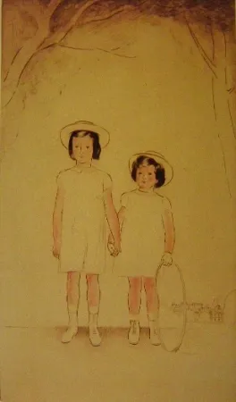 Incisione Marcoussis - Enfants Muhlstein