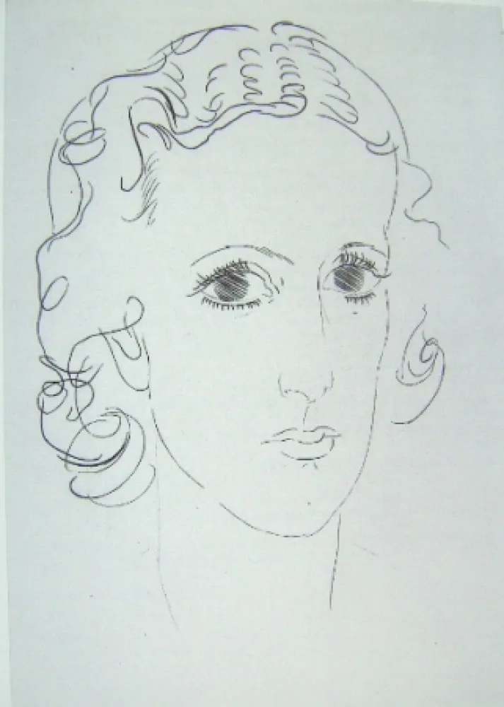 Incisione Marcoussis - Marie-Laure de Noailles