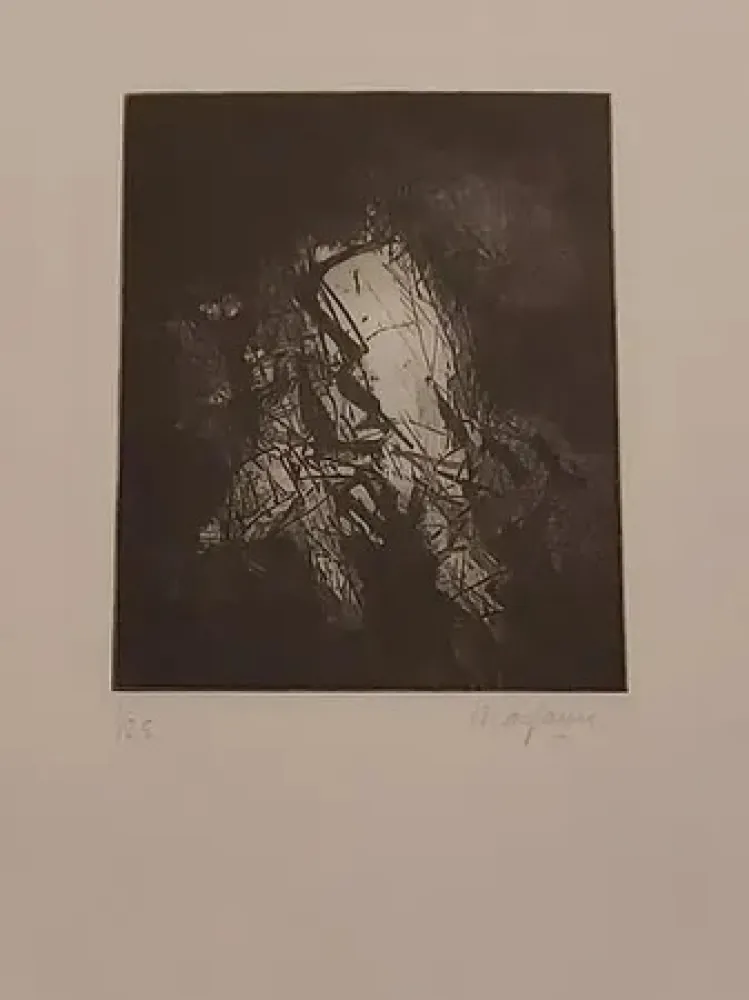 Incisione Marfaing - Sans titre (1960)