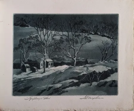 Acquaforte E Acquatinta Margolies - Symphony in Blue