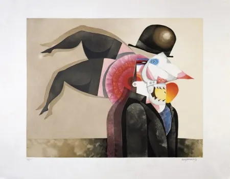 Acquatinta Marin - Le grand dévorateur