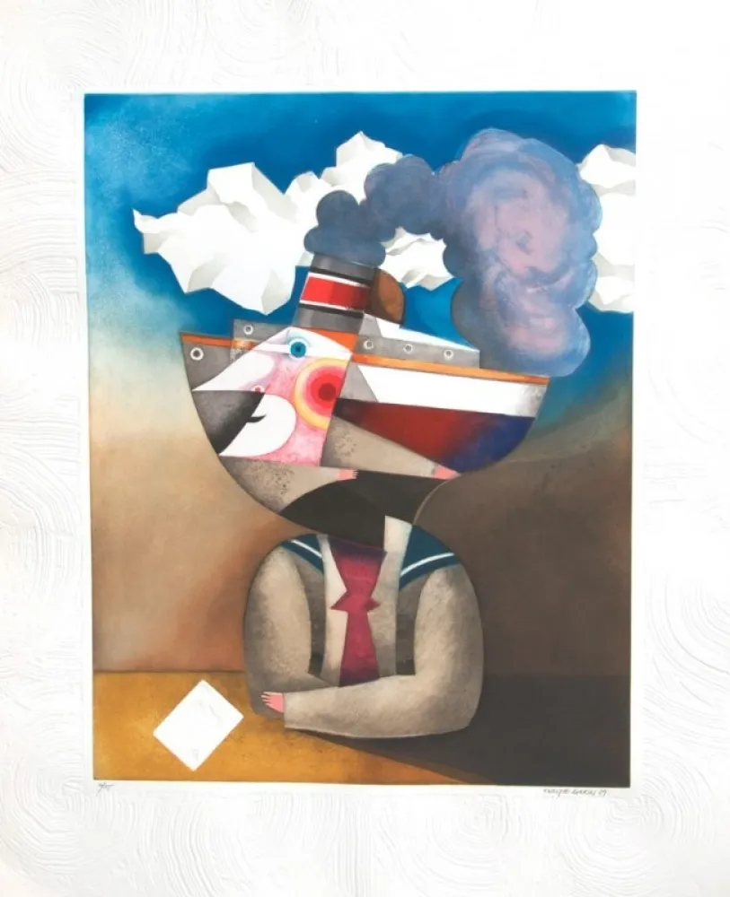 Acquaforte E Acquatinta Marin - RENDEZ-VOUS À VALPARAISO