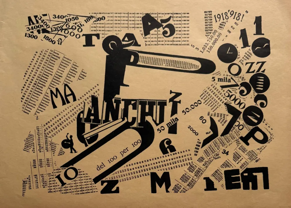 Manifesti Marinetti - Une assemblée tumultueuse (Sensibilité numérique)