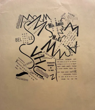 Manifesti Marinetti - Vive la 'France' - Mort aux Boches