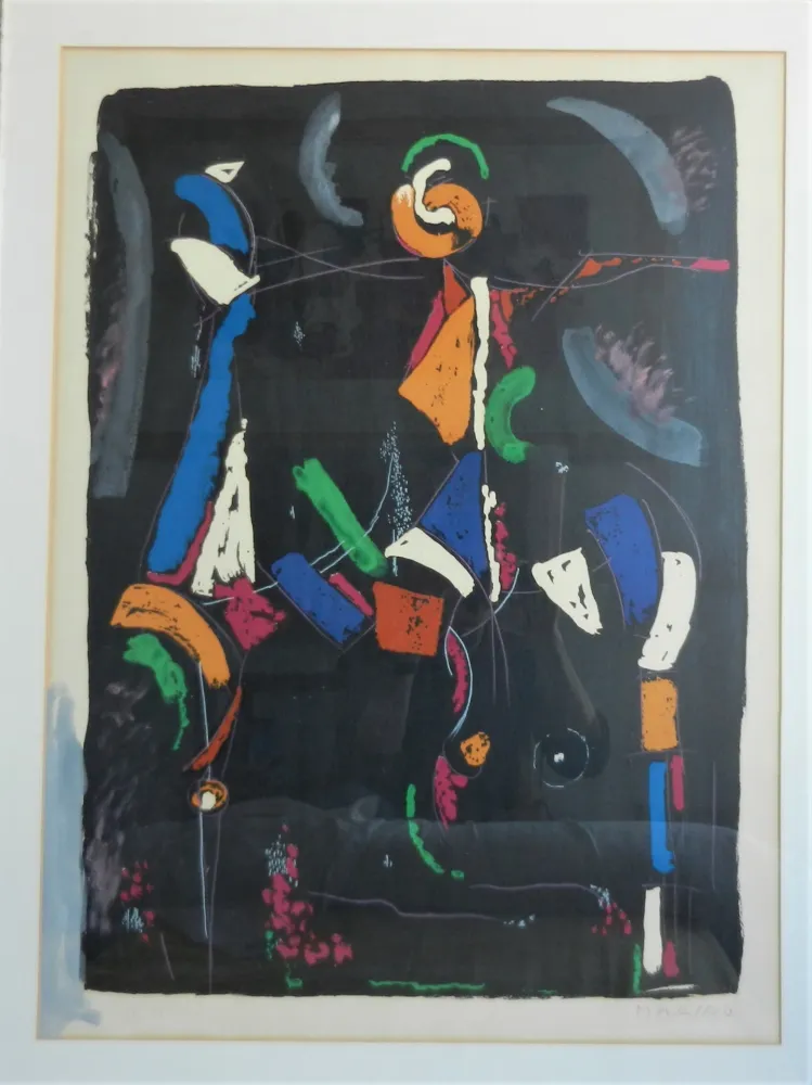 Litografia Marini - Bunter Reiter II