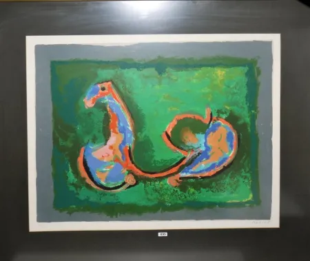 Acquaforte E Acquatinta Marini - Cavallo in armonia