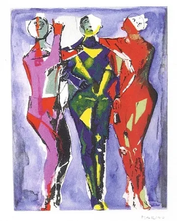 Incisione Marini - Giocolieri