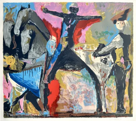 Litografia Marini - Grande Teatro delle Maschere