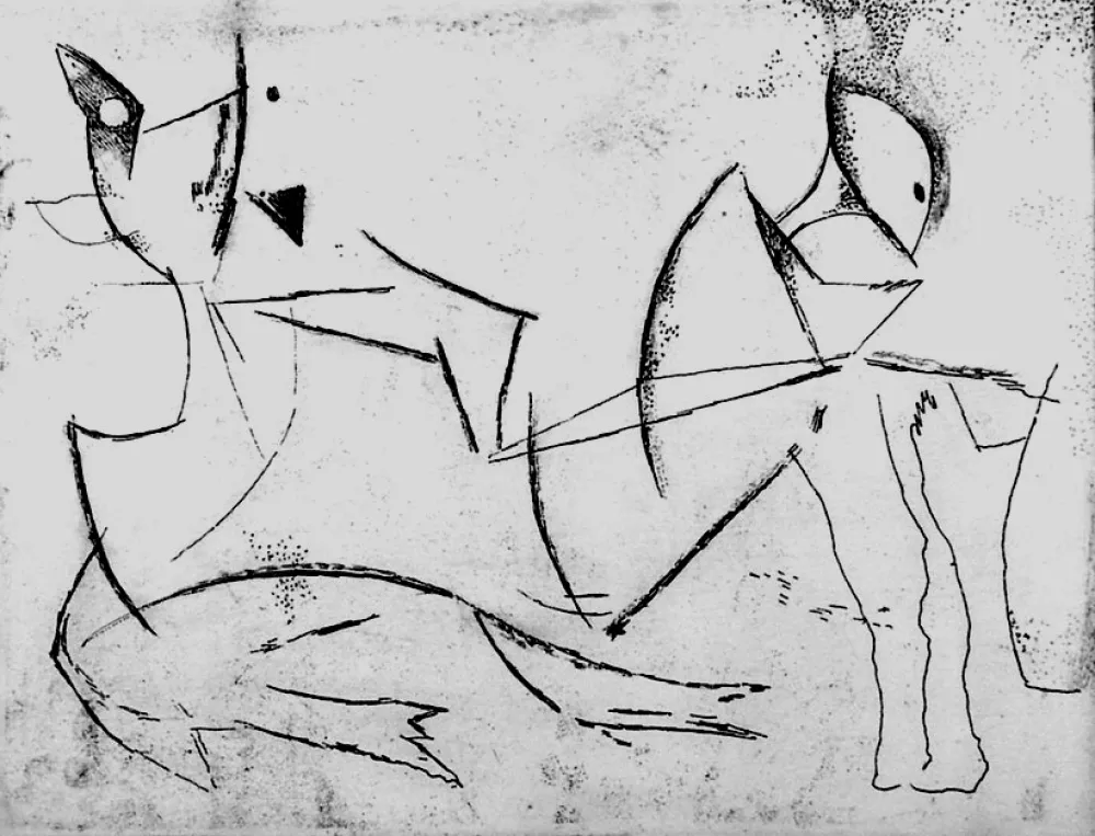 Acquaforte Marini - Guerriero