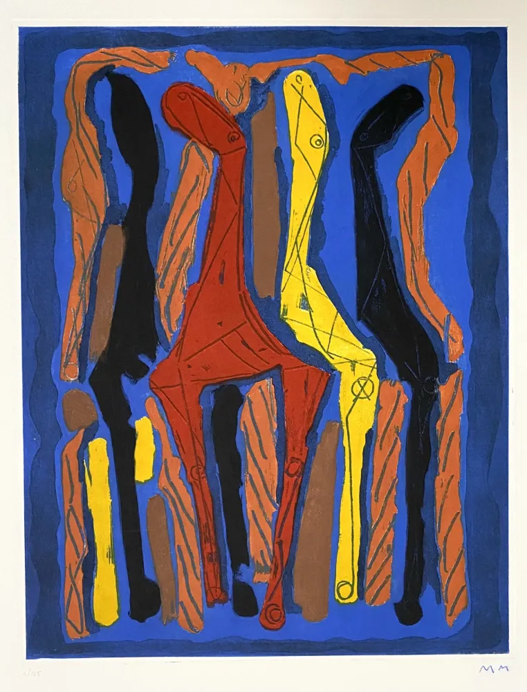 Acquatinta Marini - Marino from Goethe, plate IV