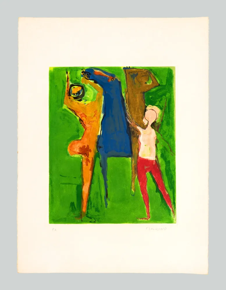 Acquaforte E Acquatinta Marini - Marino from Shakespeare I (Tav. VI)