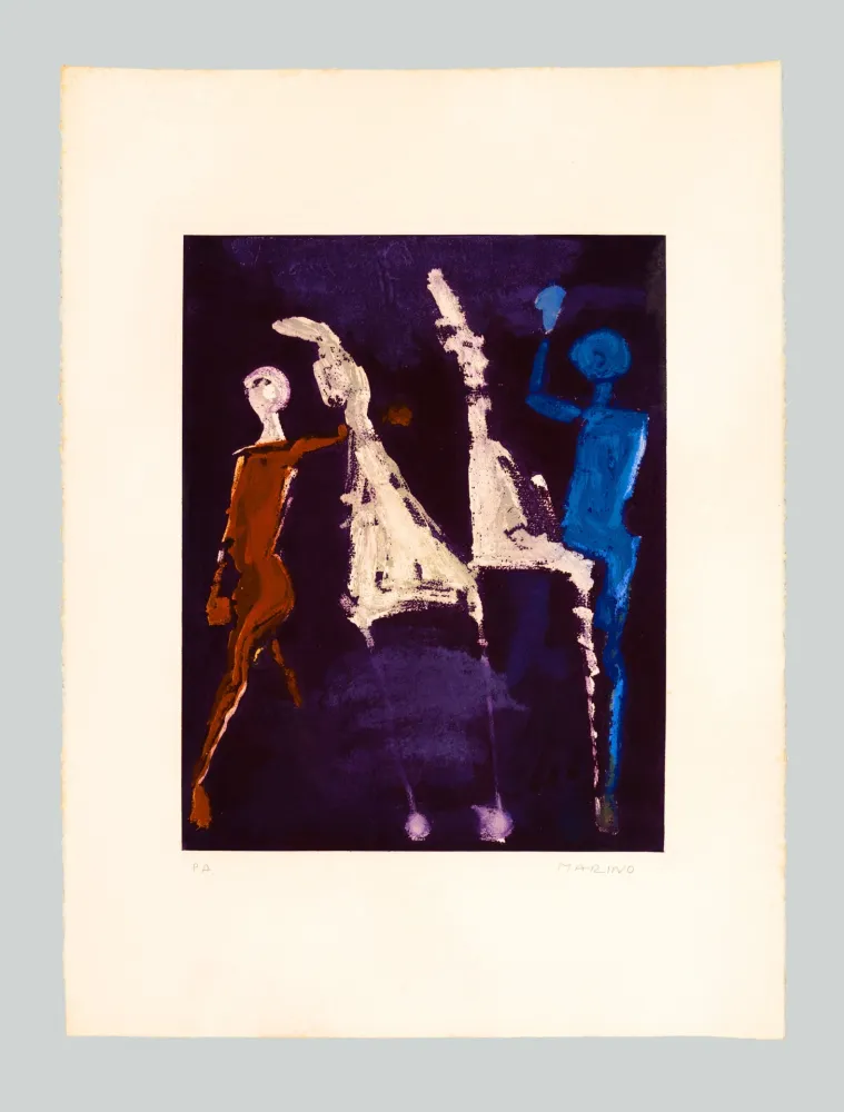 Acquaforte E Acquatinta Marini - Marino from Shakespeare (Tav. VIII)