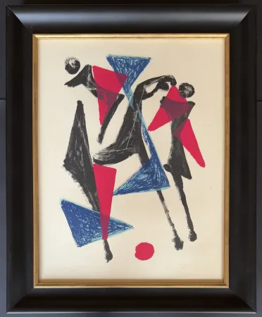 Litografia Marini - Marino Marini (1901 - 1980) - LE CHEVAL AU MANEGE - Color lithograph on paper - 1953