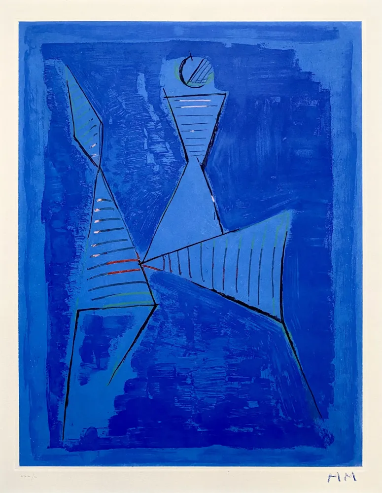 Acquatinta Marini - Marino Marini- Marino from Goethe I