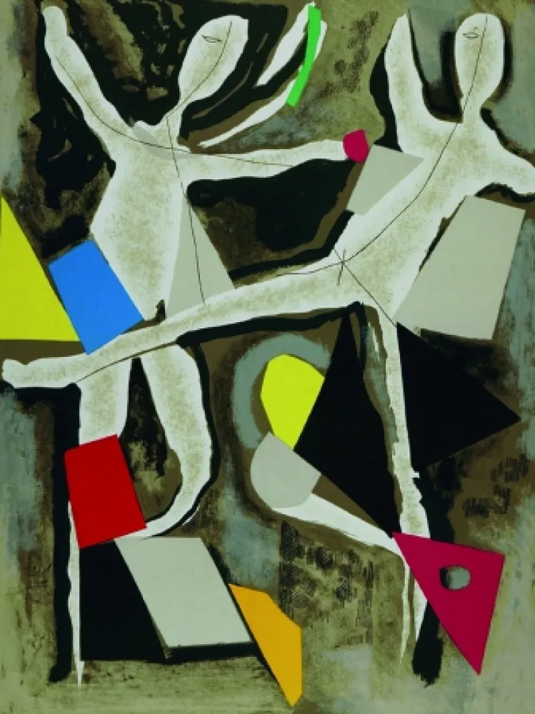 Litografia Marini - Personagges du sacre du printemps IV