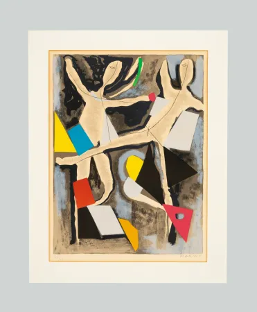 Litografia Marini - Personnages du Sacre du Printemps IV